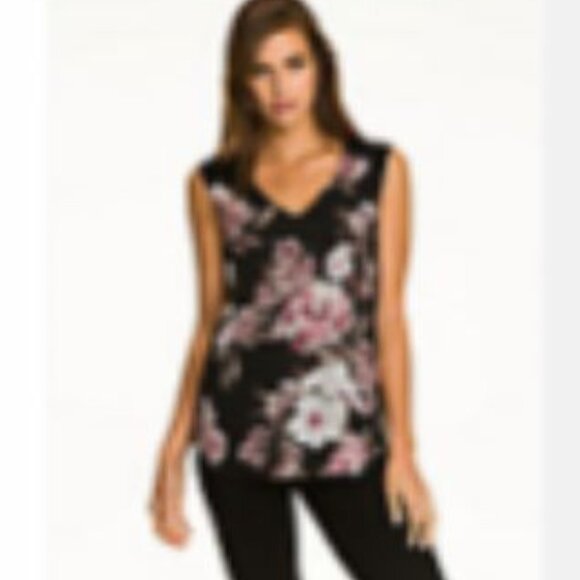 Almost New Le Chateau Floral Tank - Picture 3 of 3